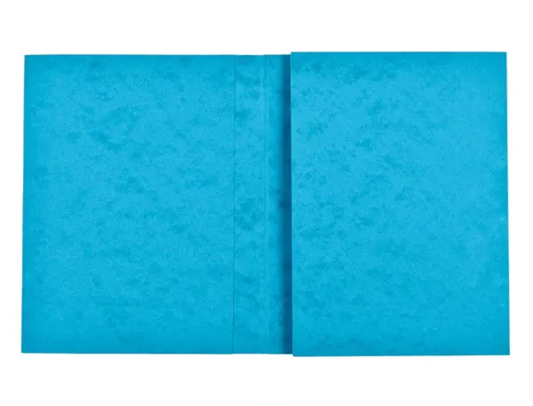 Protege-cahier exacompta carte lustree 265gr 24x32cm coloris bleu — Non classé