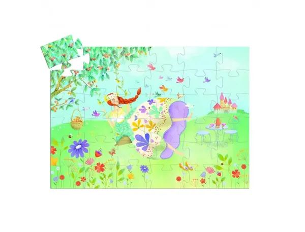 Puzzles carton 30 a 40 pieces djeco la princesse du printemps 36 pieces — Non classé