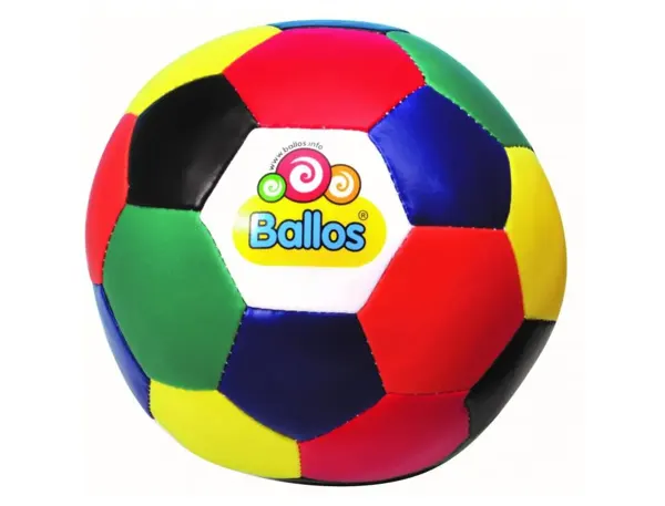 Balles d eveil ballos balle arlequin coloree toucher agreable souple 16 cm — Non classé
