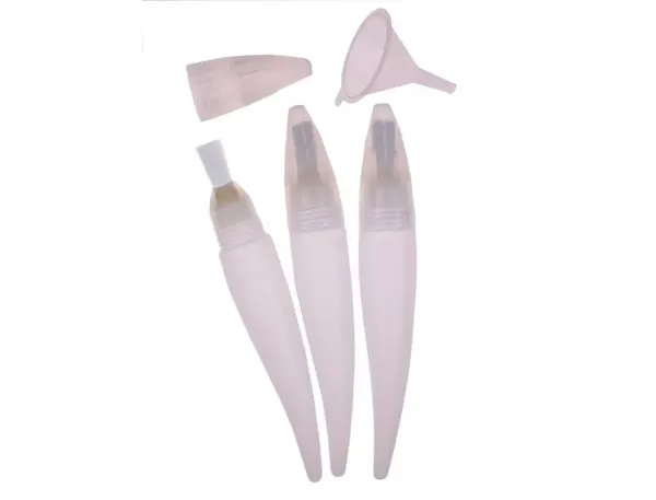 Lot de pinceaux a reservoir avec entonnoir ideal pour gouaches liquides 3 unites — Non classé