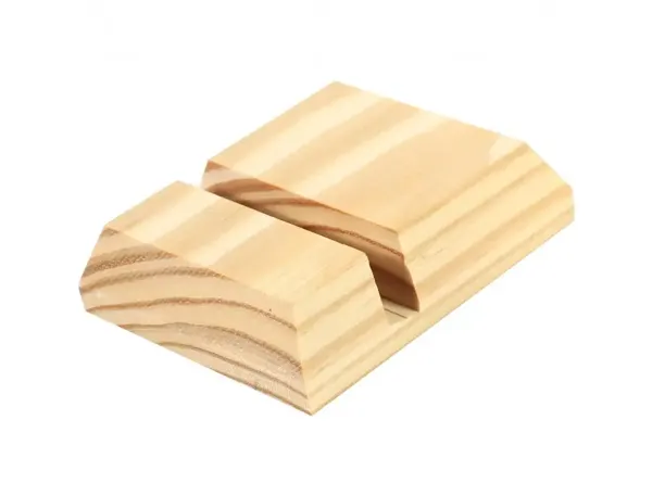 Support Pour Telephone Bois Ocolor 9.5x8x2.5cm Coloris Naturel, LA FRANÇAISE DES COULEURS — Activités artistiques
