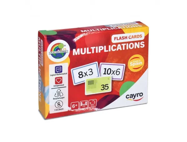 Jeux mathematiques cayro multiplications carte a jouer 110 cartes et instructions 2 joueurs — Non classé