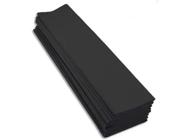 Papier crepon clairefontaine standard 0,5x2m crepage 40% coloris noir paquet 10 feuilles — Non classé