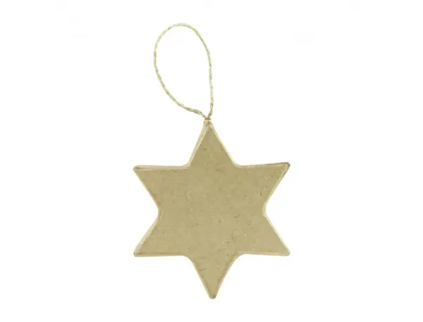 Suspension plate decopatch carton forme etoile — Non classé