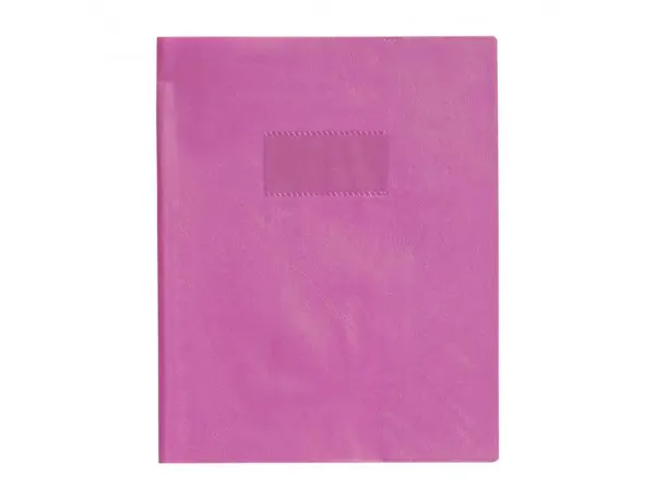 Protege-cahier clairefontaine 17x22cm plastique 22/100e opaque coloris violet — Non classé