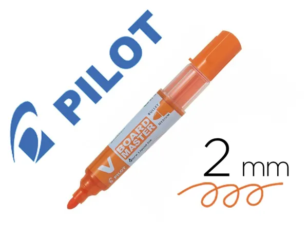 PILOT Marqueur V BOARD MASTER, pointe ogive, moyen, orange — Fournitures