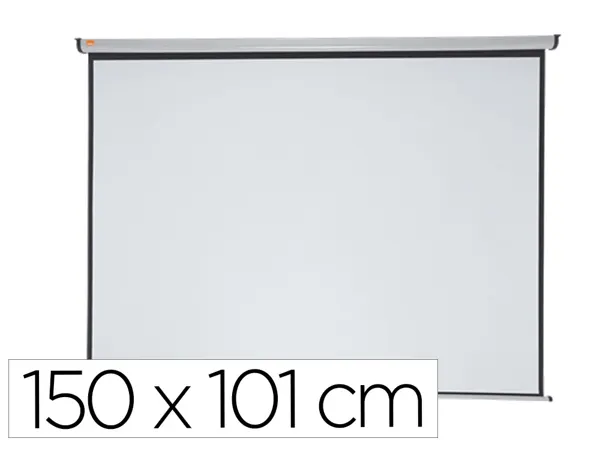 Ecran mural nobo format 16/10e dimension 150x101cm mecanisme manuel — Non classé