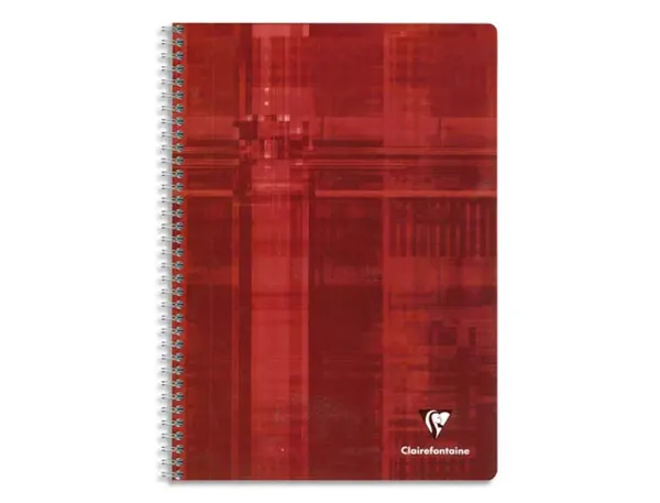 Cahier clairefontaine papier vélin velouté couverture pelliculée reliure intégrale a4 21x29,7cm 180 pages 90g séyès — Non…