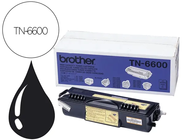 Toner laser original brother tn6600 6000 p noir — Non classé