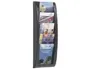 PAPERFLOW Porte-brochures mural Quick fit, A5, noir — Classement & archivage — vue 2