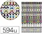 Gommette Adhesive Graine Creative Forme Yeux Mobiles Diametre 8 Et 15 mm 2 Planches 594 Unites — Activités… — vue 2