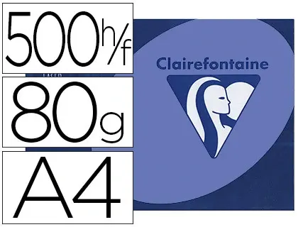 Papier couleur clairefontaine trophée multifonction a4 80g/m2 couleurs vives lavande paquet 500 feuilles — Non classé