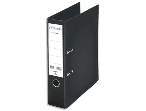 Esselte Classeur à levier Chromos, A4, 80 mm, noir — Classement & archivage