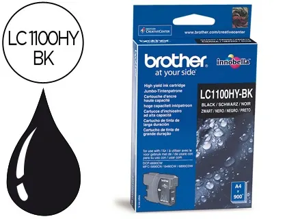 Cartouche d'encre original brother lc1100hybk 900 p noir — Non classé