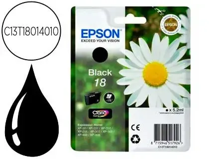 Cartouche d'encre original epson c13t18014010 180 p noir — Non classé