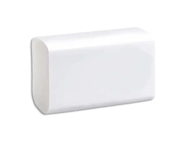Essuie-mains pure ouate blanc 2 plis pliage en z 150 formats 21,6 x 23 cm colis 25 paquets — Non classé