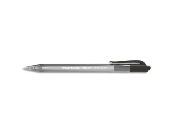 Stylo-bille paper mate inkjoy 100 écriture moyenne 0.7mm encre ultra douce résiste bavures rétractable coloris noir — Non…