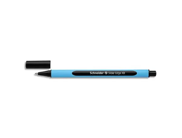 Stylo-Bille Schneider Slider Edge Écriture Large 1mm Corps Triangulaire Caoutchouc Viscoglide Noir — Fournitures