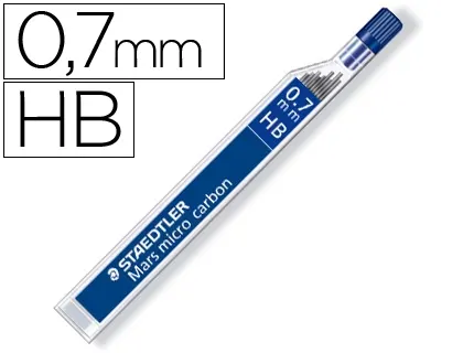 Mine graphite staedtler mars micro 0.7mm hb carbon papier standard dessin tous portemines étui 12 unités — Non classé