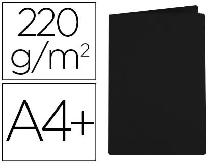 EXACOMPTA Chemises ROCK'S, A4, noir — Chemises & trieurs