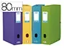 Boîte Classement Oxford Memphis Polypropylène Opaque 7/10e Dos 80 mm Bouton Pression Coloris Assortis Style —… — vue 2
