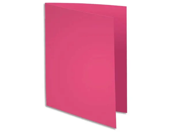 Paquet de 100 chemises 210g ROCK"S format 24x32 cm, rose, EXACOMPTA — Classement & archivage