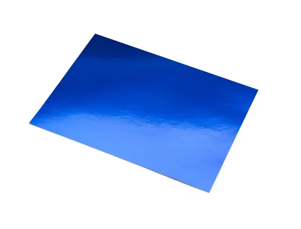 Lot de 10 feuilles cartonnées metallisee 500x650mm 225g coloris bleu — Non classé