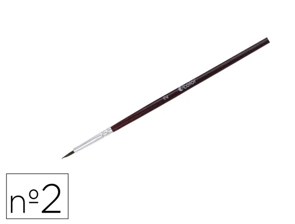 Pinceau o'color poils poney nº2 ideal gouache et aquarellevirole aluminium manche bois laque lot 10 unites — Non classé