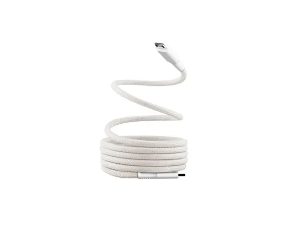 Cable t'nb usb-c/usb-c 1,5m gaine aimantee coloris blanc — Non classé