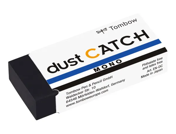Tombow Gomme en plastique "MONO dust CATCH", noir — Fournitures