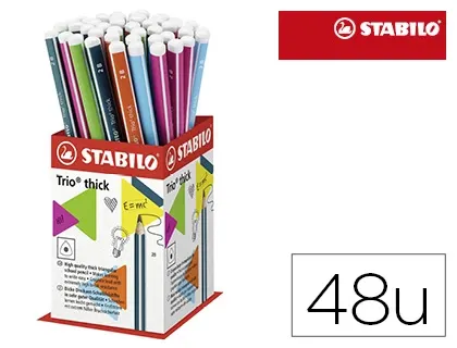 Crayon stabilo graphite trio thick 2b godet 48 unités — Non classé
