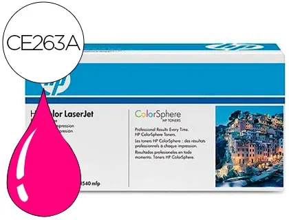 Toner laser original hp ce263a 11000 p magenta — Non classé