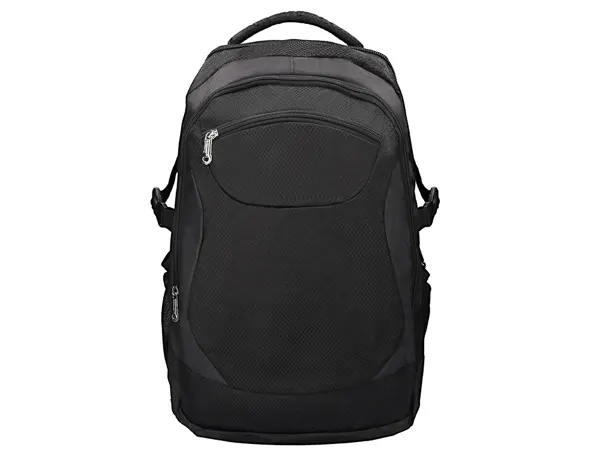 Sac à dos polyester q-connect ordinateur portable 18/' 330x470x180mm poche extérieure compartiment intérieur velcro noir —…