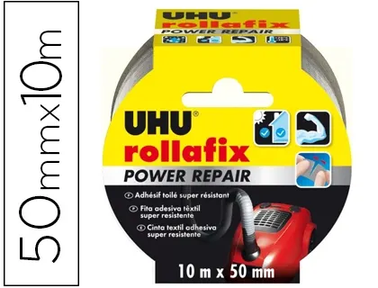 Toile adhésive uhu très résistante 10mx50mm coloris gris — Non classé