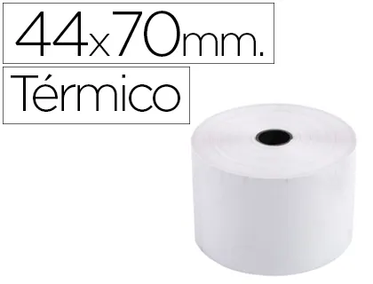 Bobine thermique exacompta tickets de caisse 1 pli sans bpa 44x70mm mandrin 12mm métrage 60m lot 10 rouleaux — Non classé