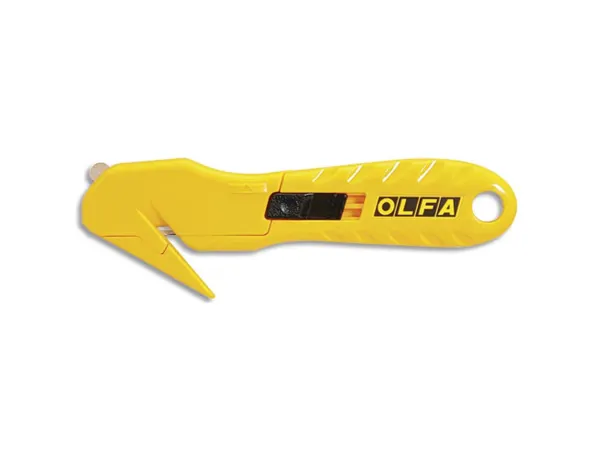 Cutter olfa securite lame sk10 corps abs ergot metal lame peu visible lors de la coupe — Non classé