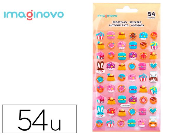 Autocollants imaginovo friandises magic dreams en relief 190x105 mm sous blister — Non classé