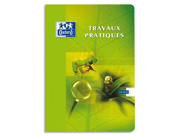 Cahier piqué oxford travaux pratiques couverture pelliculée lavable vélin velouté a5+ 17x22cm 96 pages séyès/uni 90g — Non…