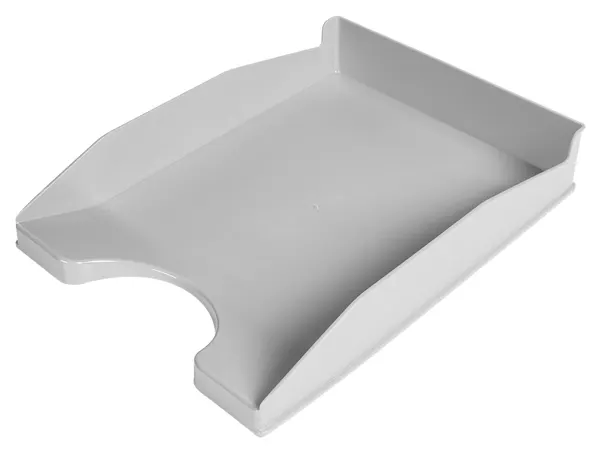 Corbeille à courrier q-connectpolypropylène documents a4+ 240x320mm empilable 350x255x65mm coloris gris opaque — Non classé