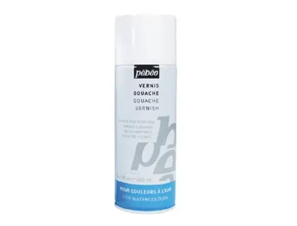 Vernis gouache pébéo aérosol acrylique non jaunissant aspect satiné éclat couleurs flacon 400ml — Non classé