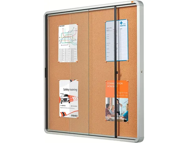 nobo Vitrine d'affichage Premium Plus, fond en liège, 12x A4 — Aménagement d'espace — vue 5
