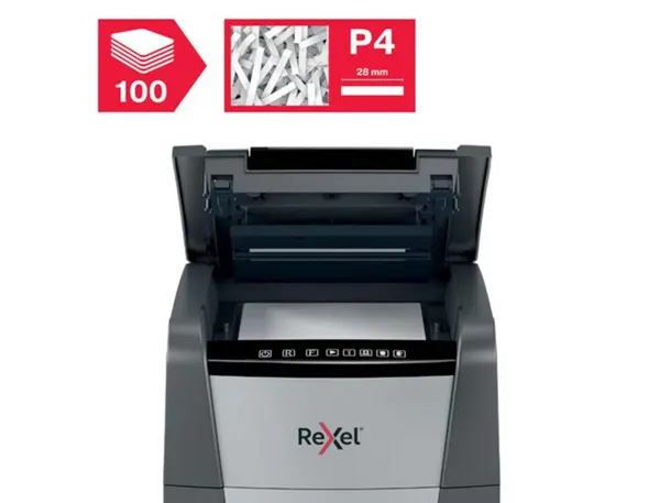 Rexel Destructeur de documents Optimum AutoFeed+ 100M — Informatique & bureautique — vue 3