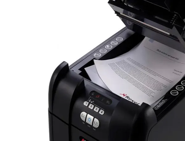 REXEL Destructeur de documents Optimum AutoFeed+ 300X — Informatique & bureautique — vue 6