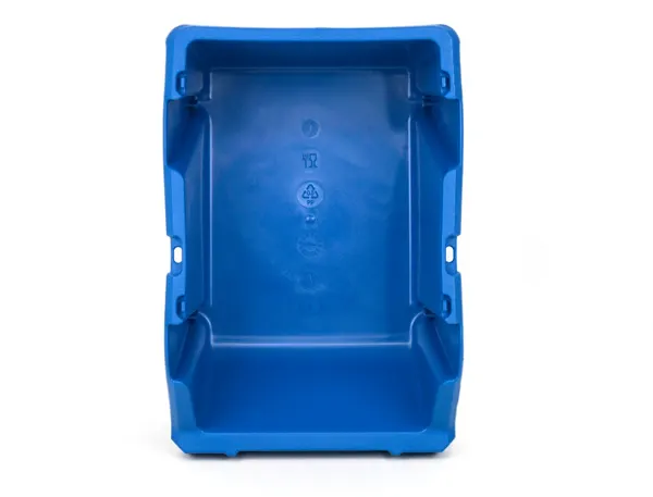 Bac A Bec Viso Polypropylene Empilable Resistant Grande Ouverture Porte-Etiquette 45,5x30x17,5cm 28l Bleu —… — vue 4