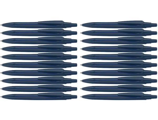 Stylo A Bille Schneider Reco Bleu Recharge Eco 725m Ecriture Bleu — Fournitures — vue 8