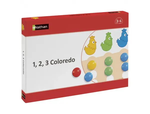 Jeu 1 2 3 Coloredo Nathan — Matériel & jeux éducatifs — vue 3