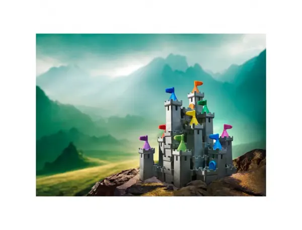 Logique Reflexion Smart Chateau Formes Empilation Des Niveaux 80 Defis 9 Pieces Chateau 3d 1 Joueur — Matériel &… — vue 5
