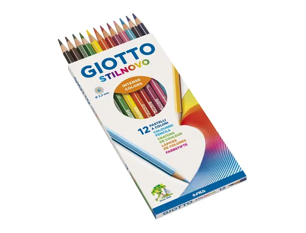 GIOTTO Crayon de couleur STILNOVO, étui carton de 12 — Fournitures — vue 4