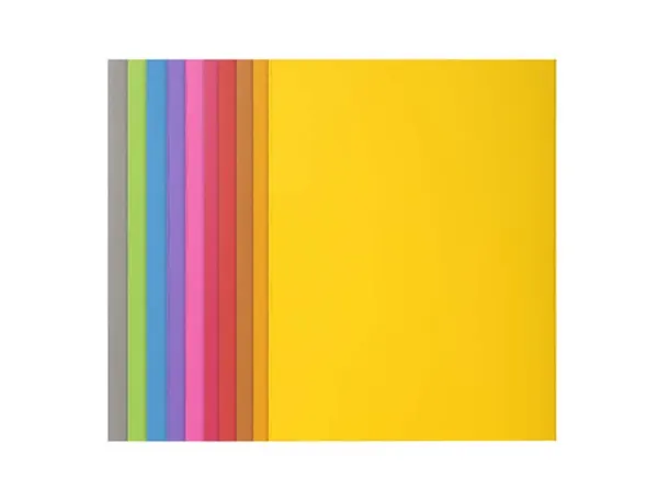 Paquet de 10 chemises 210g ROCK"S format 24x32 cm, coloris assortis, EXACOMPTA — Classement & archivage — vue 3