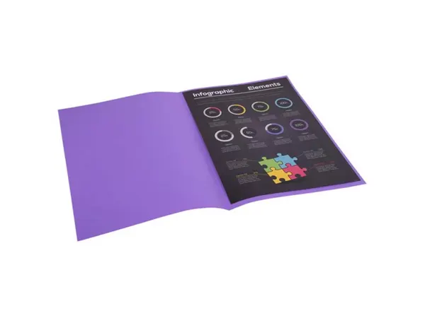EXACOMPTA Sous-chemise ROCK'S, 220 x 310 mm, violet — Classement & archivage — vue 4